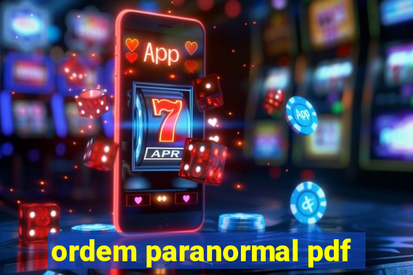 ordem paranormal pdf